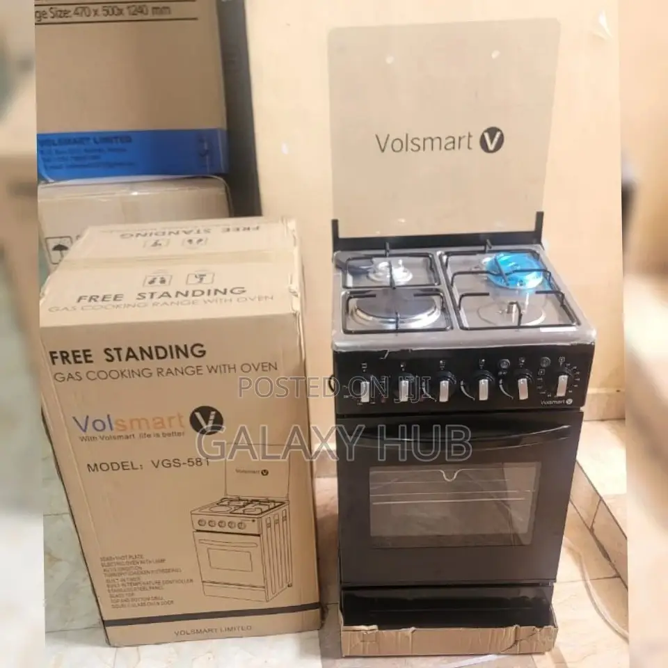 Volsmart Electric Oven 3gas + 1 Electric, Autoignation