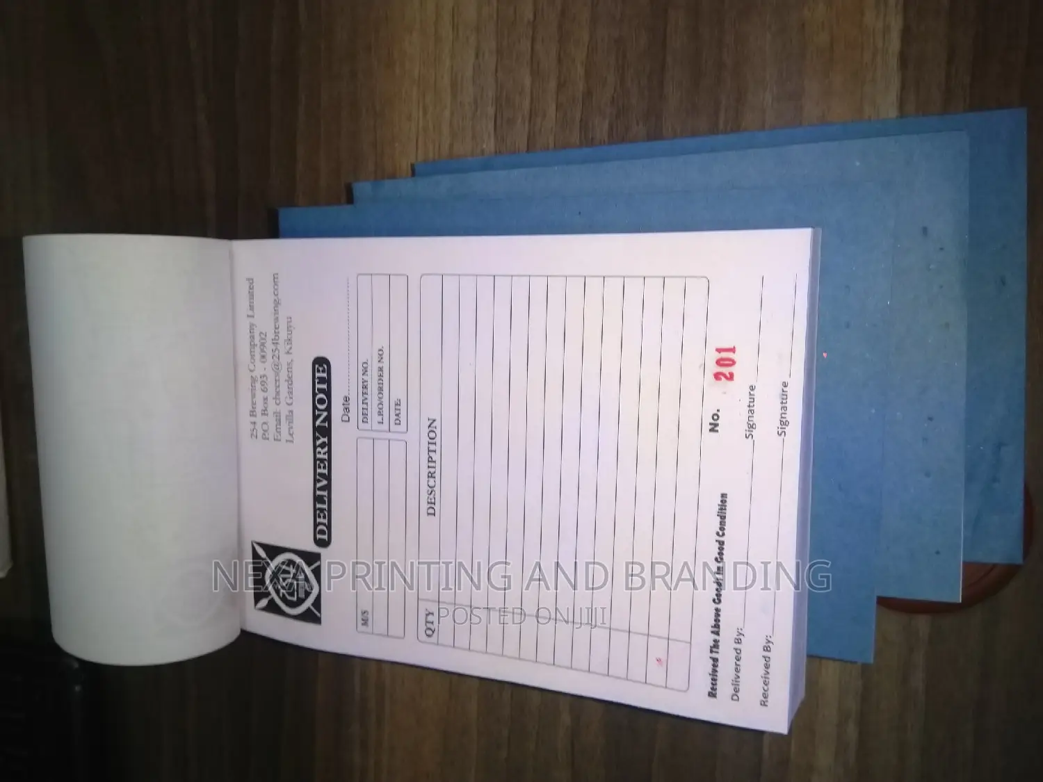 Delivery Notes