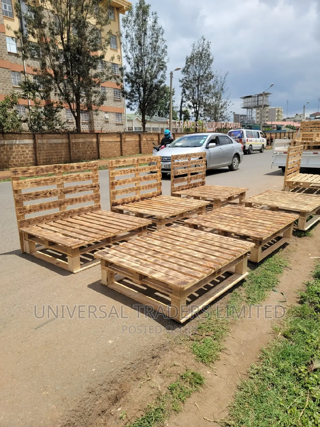 Pallet Bed - Detachable Pallet Bed - Pallet Bed 4*6
