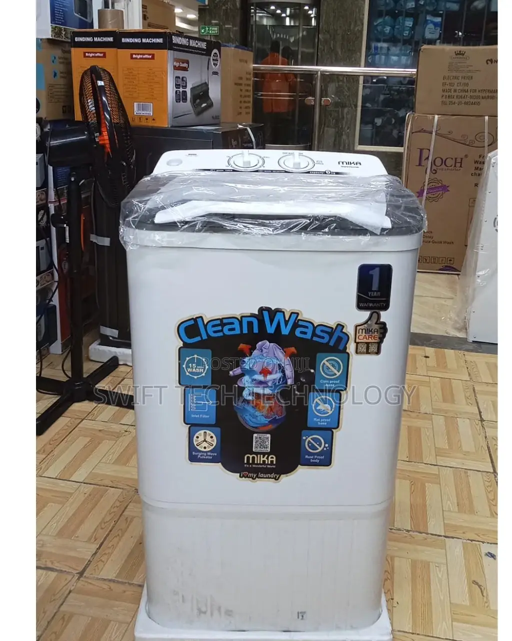 Washing Machine Mika Washing Machine 6kg Single Tub