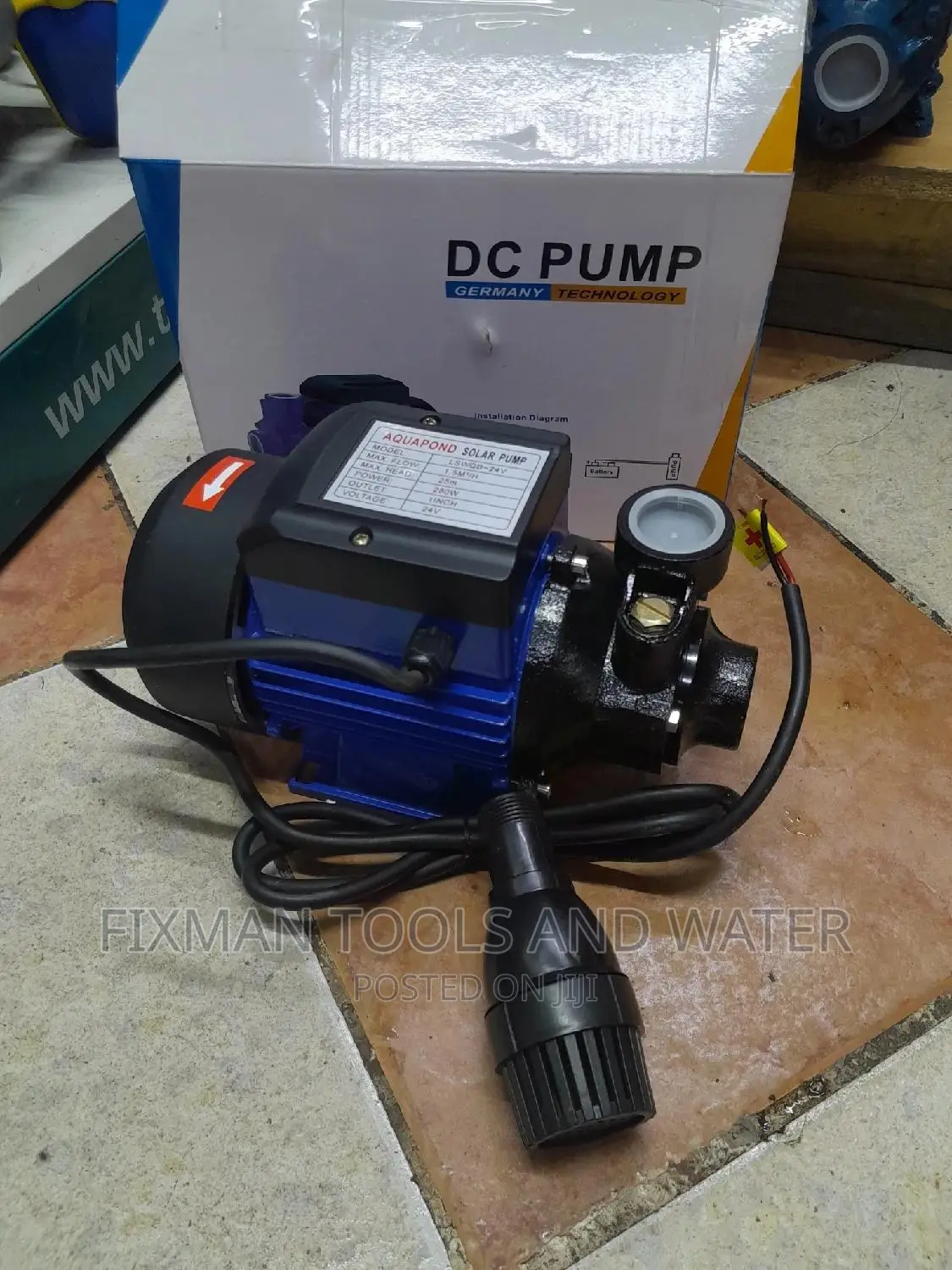 Dc Solar Booster Pump 24 v 280 Watts