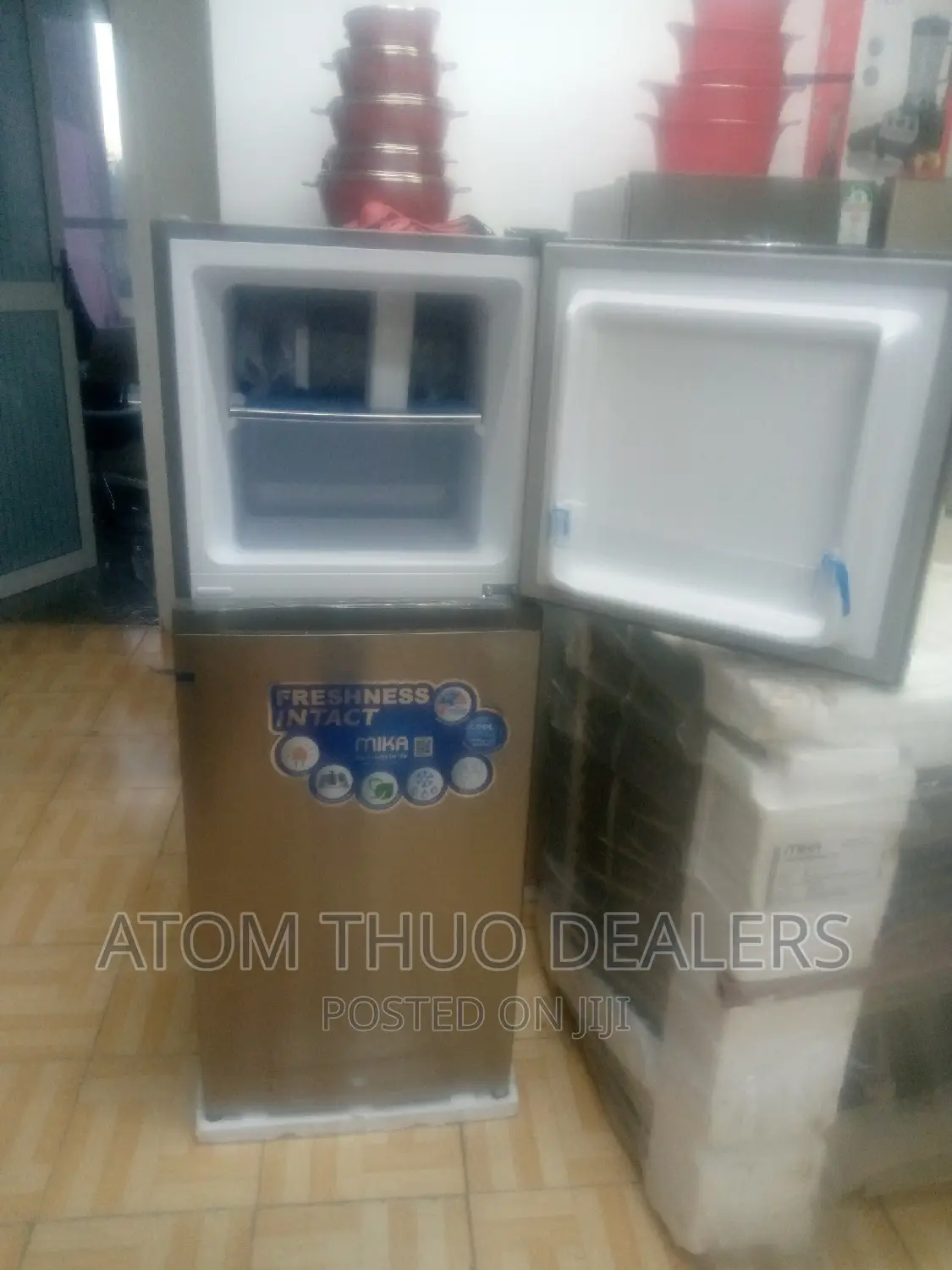 Mika MRDCD138XLB Double Door Fridge Mika