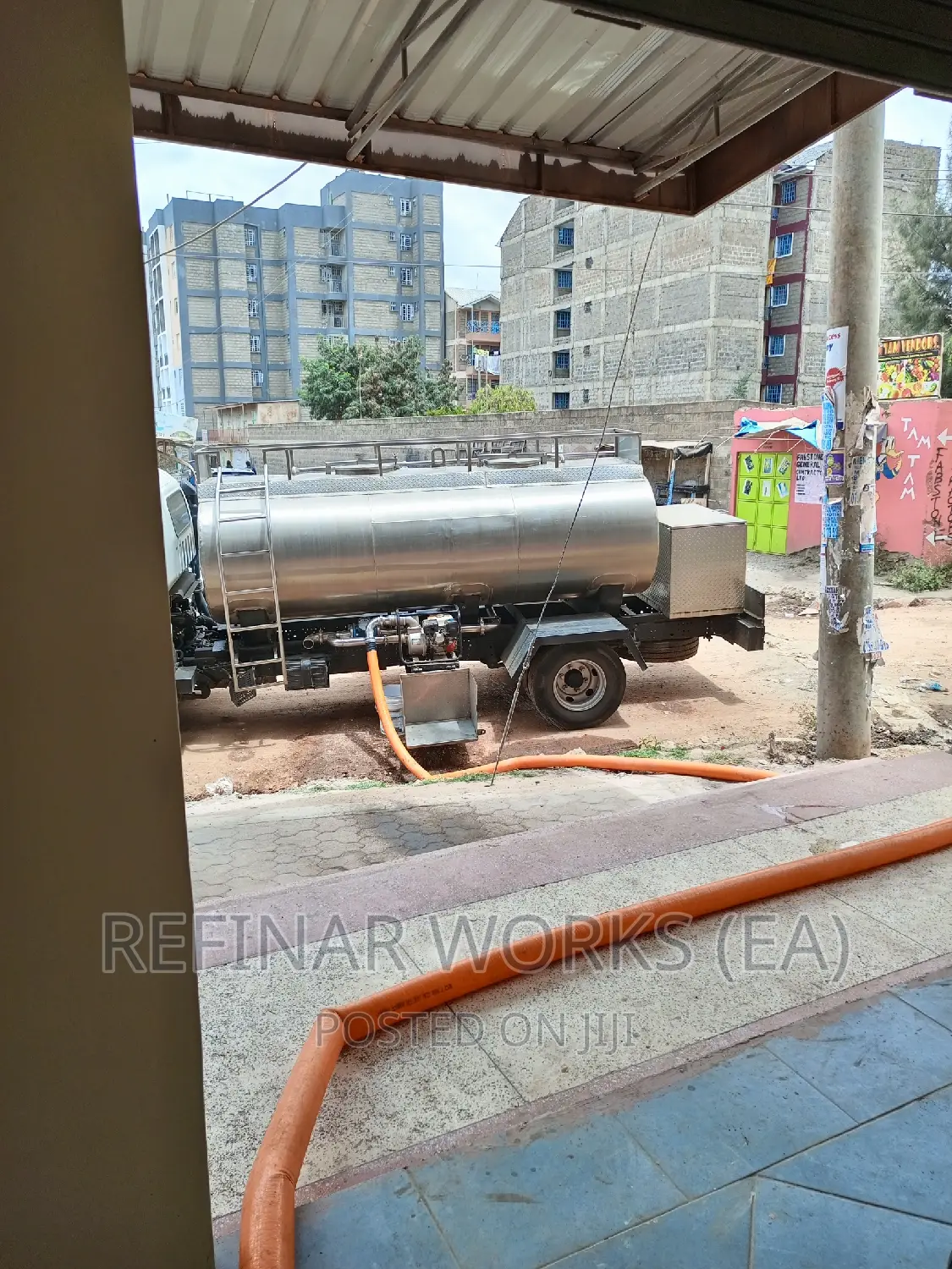 Stainless Steel Water Tanker Fabrications