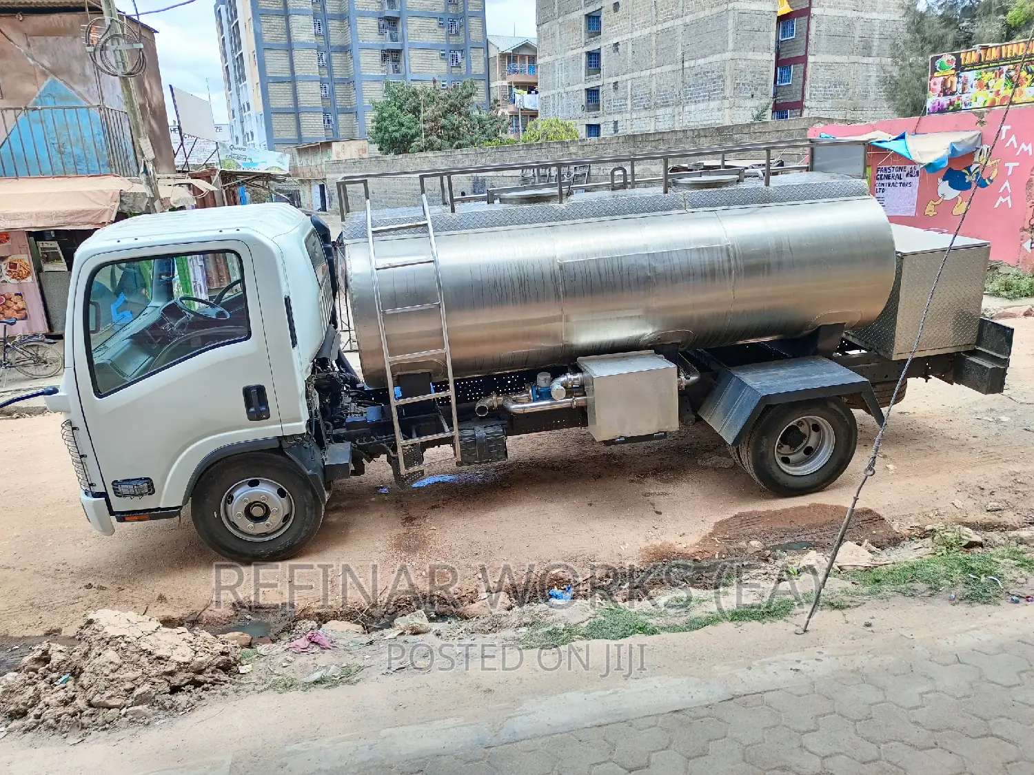 Stainless Steel Water Tanker Fabrications