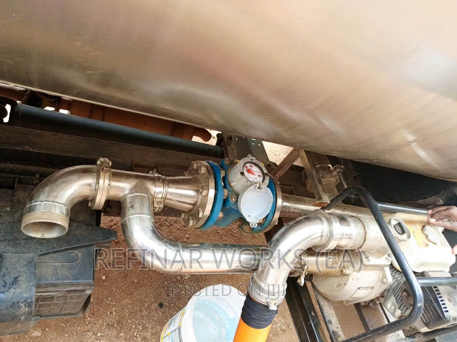 Stainless Steel Water Tanker Fabrications