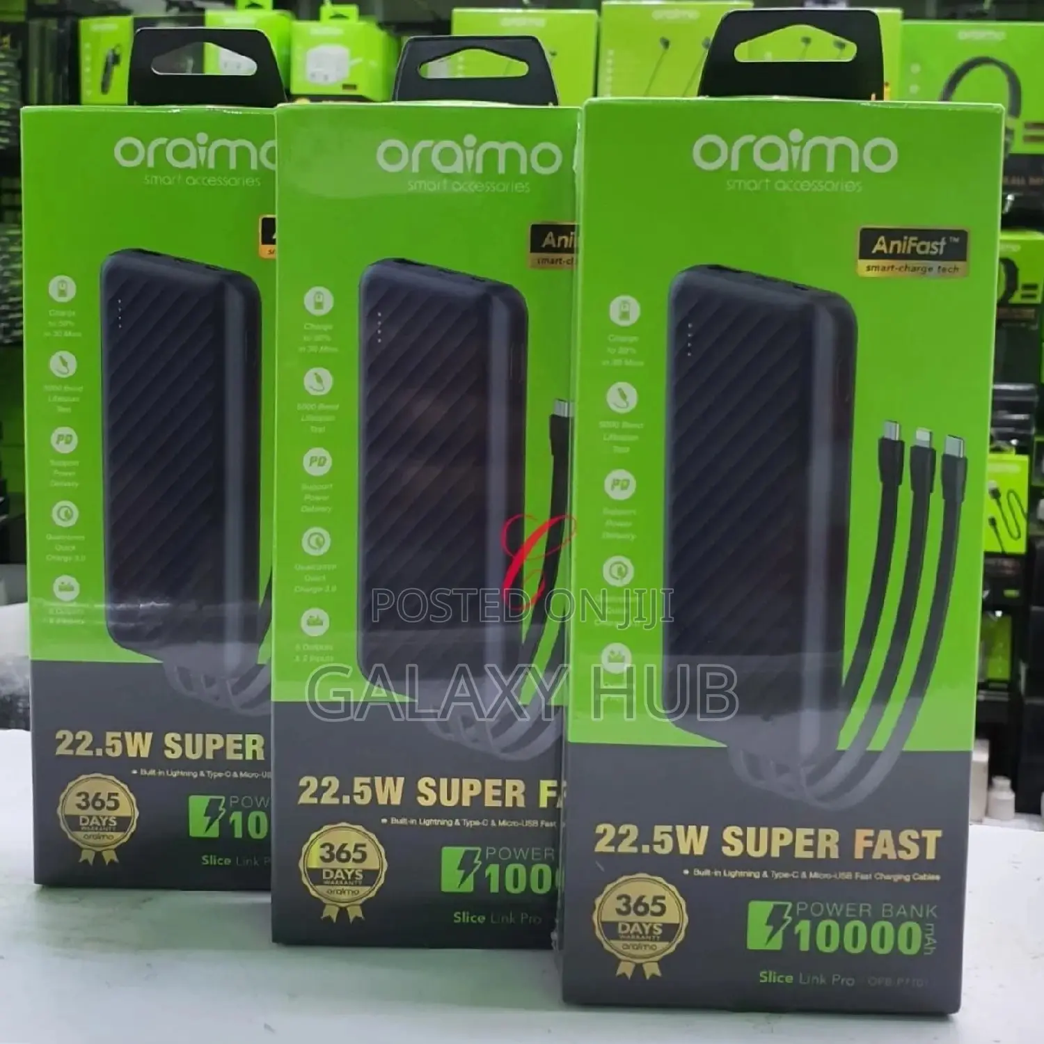Oraimo Opb-7400q *40,000mah 22.5w* Fast Charging Power Bank