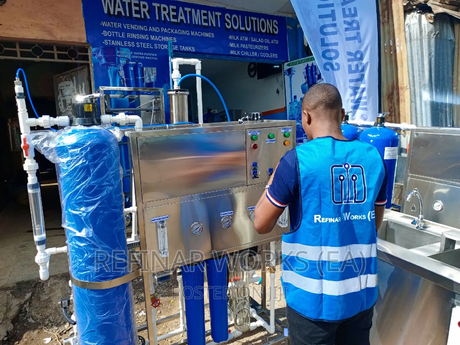 Reverse Osmosis Water Purifier - Water Bottling Machines