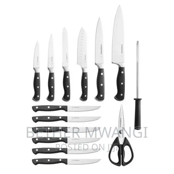 15-Piece Forged Triple Riveted Knife Block Set.
