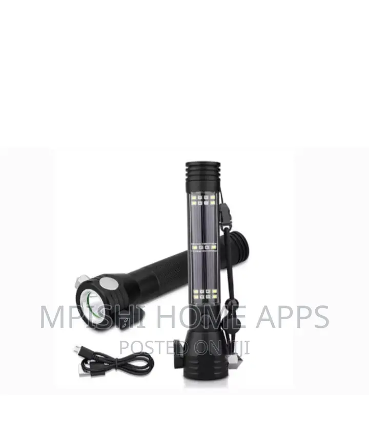 Multi-function Solar LED Flashlight