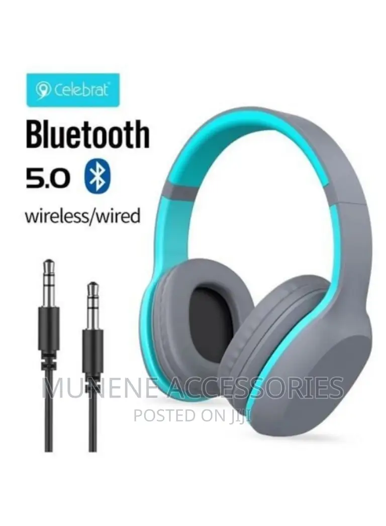 Celebrat A18 Wireless Mic Extra Bass Bluetooth Headphone