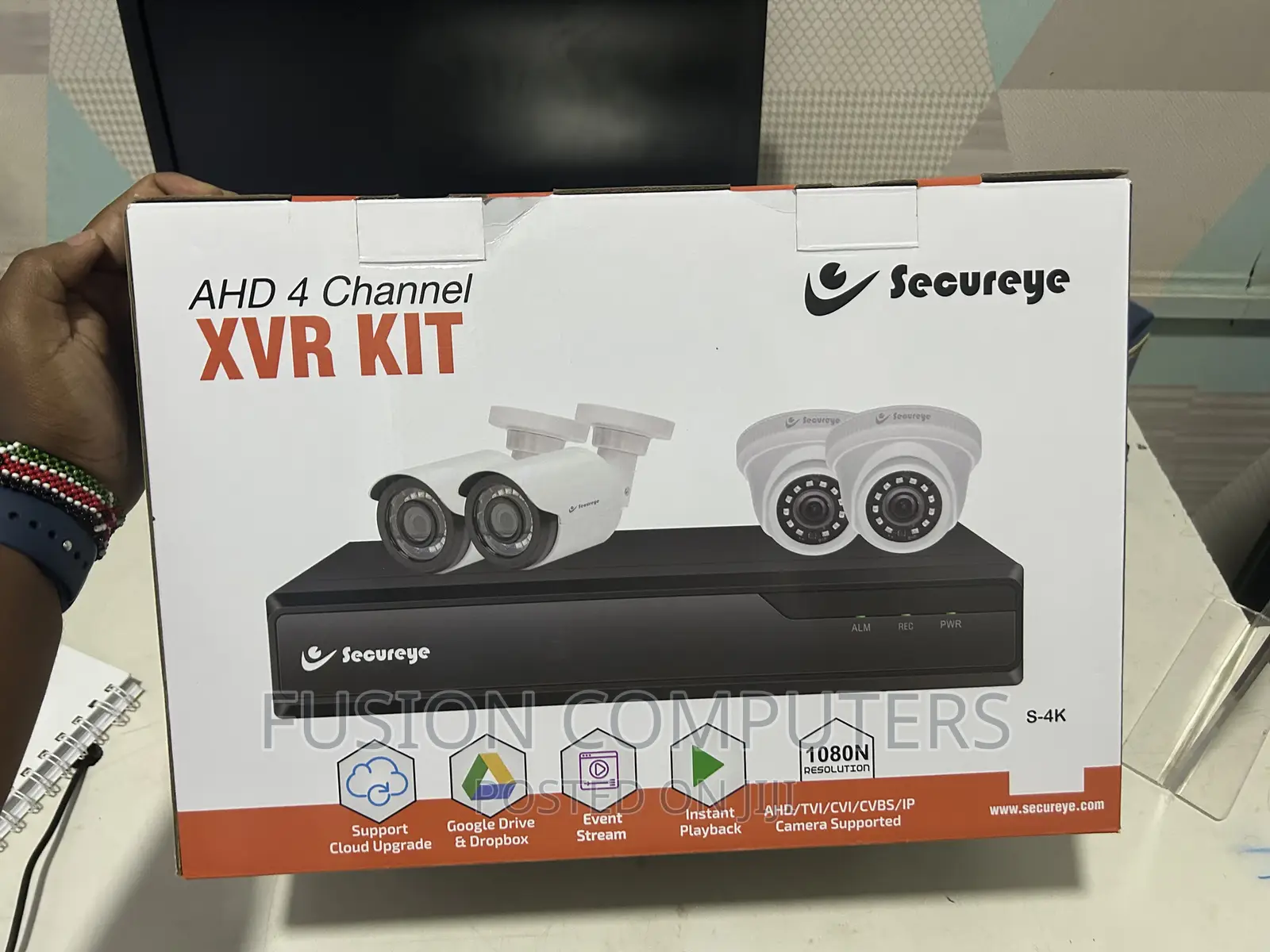 4 Channel CCTV Kit Secureye Full Package