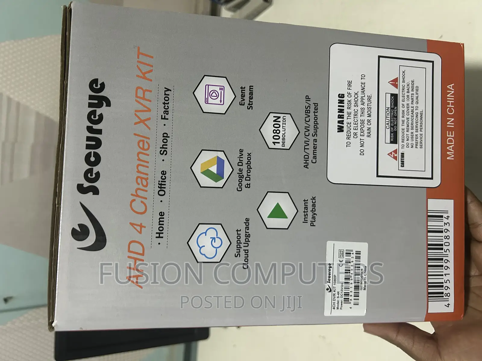 4 Channel CCTV Kit Secureye Full Package