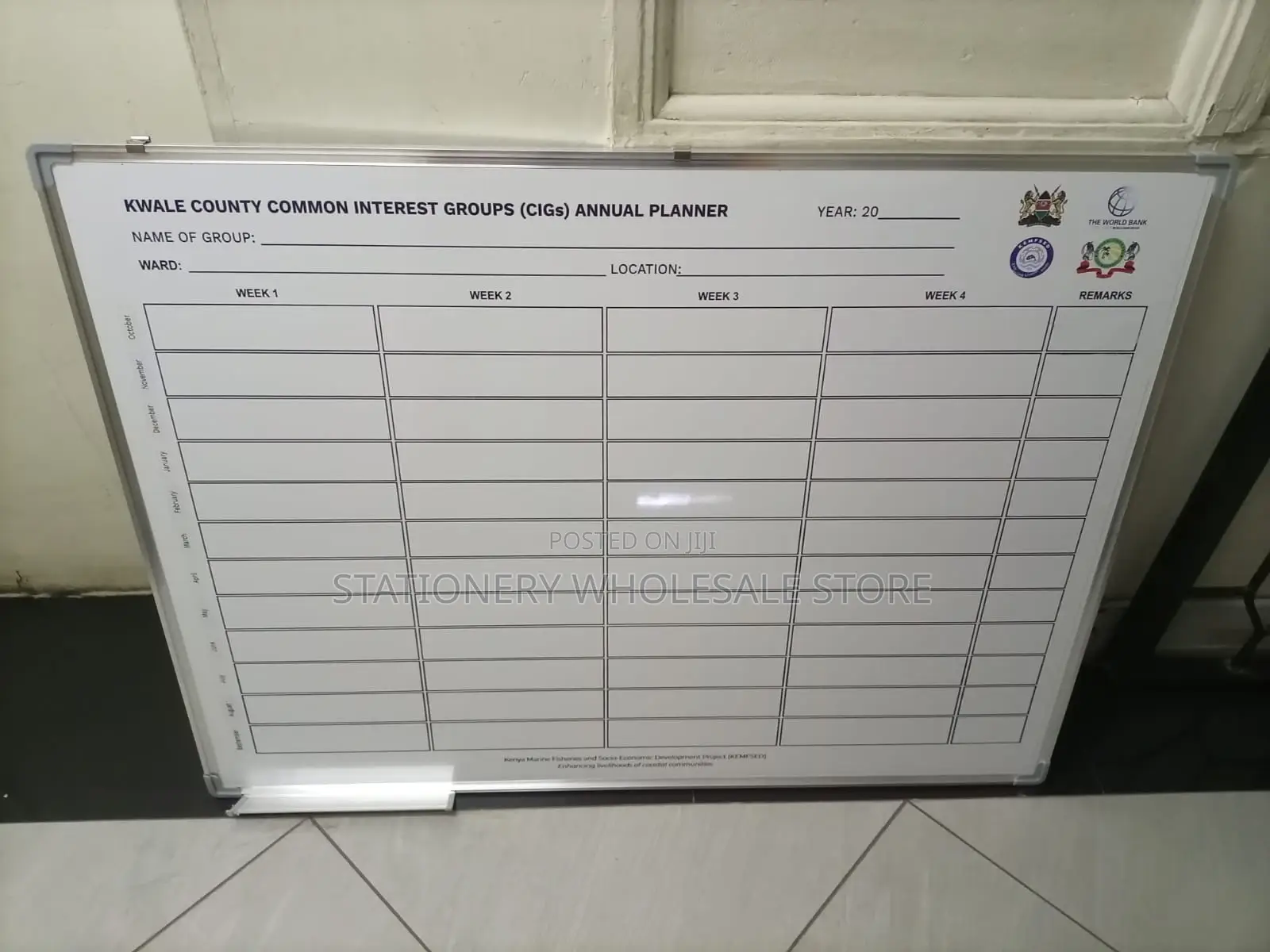 Whiteboard for Goverment Project 3ftx4ft