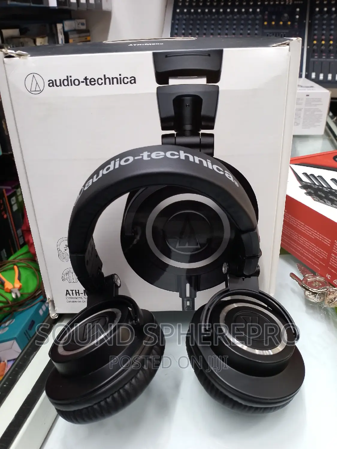 Audio Technica Ath-M50x Overear Headphones