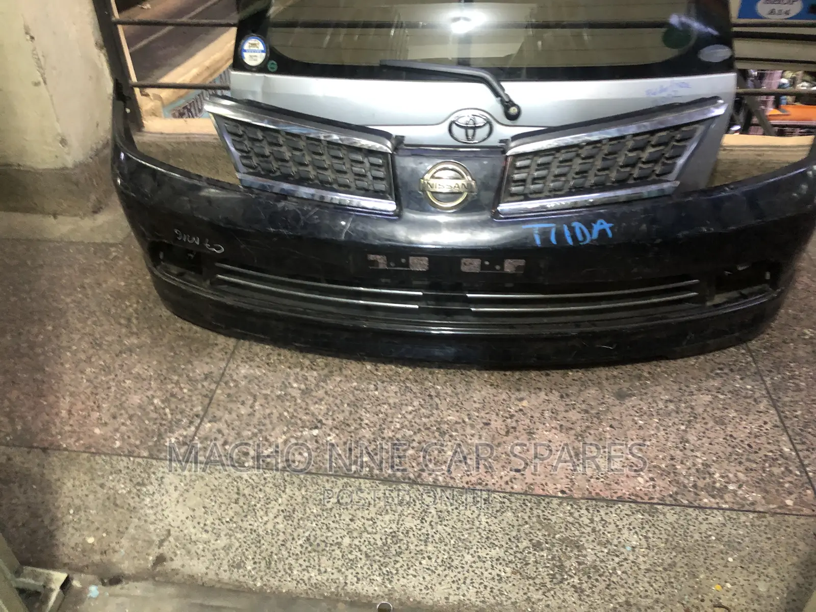 Nissan Tiida 2005 Front Bumper With Grill