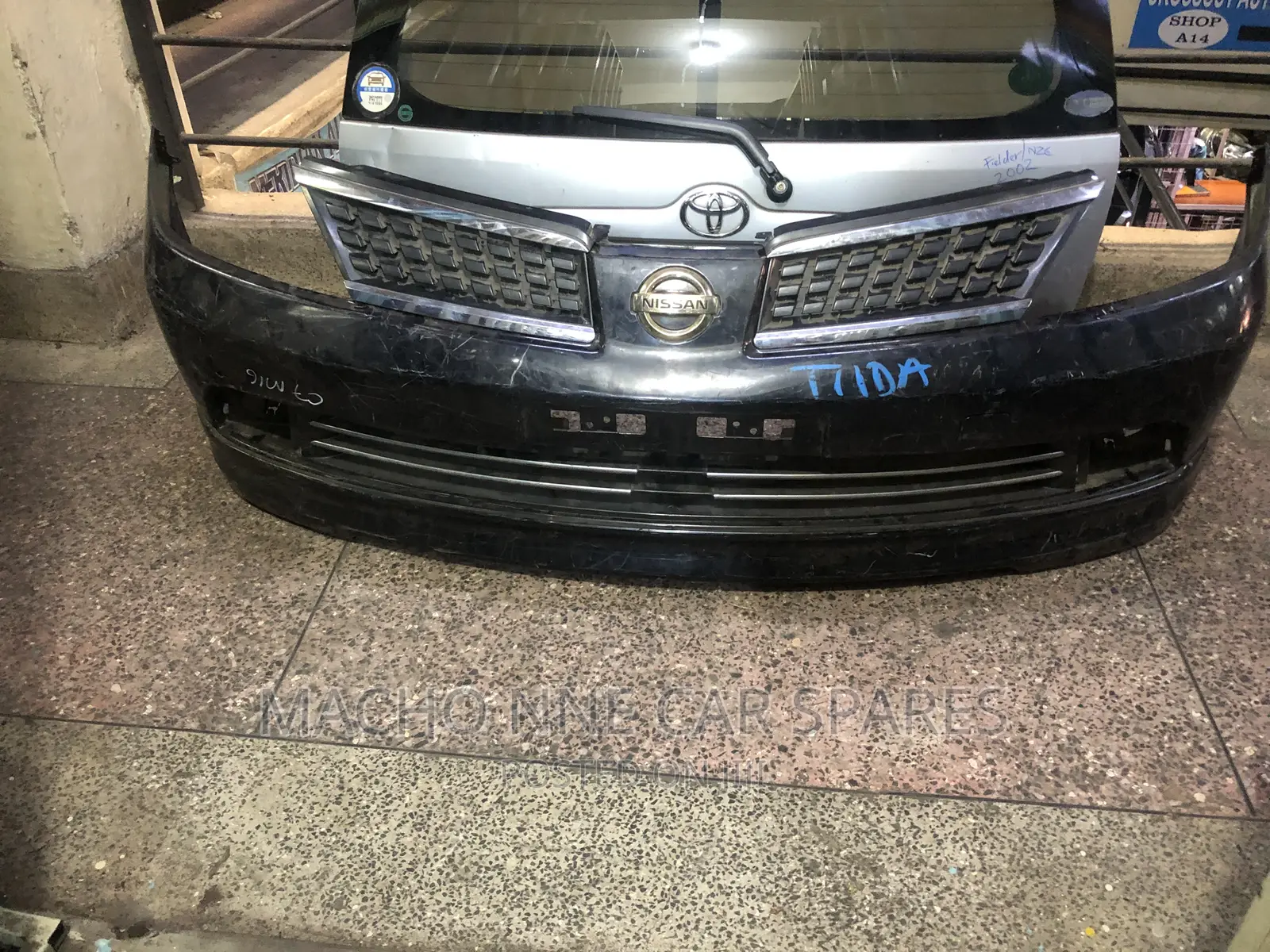 Nissan Tiida 2005 Front Bumper With Grill