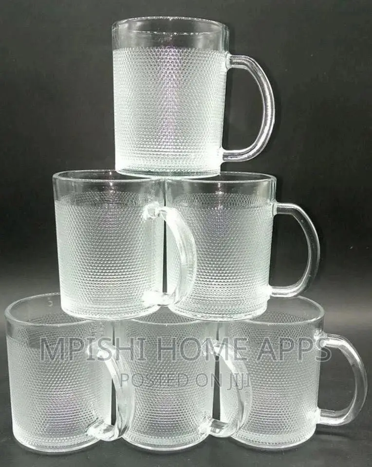 Glass Tea/Coffee Cups 6pcs