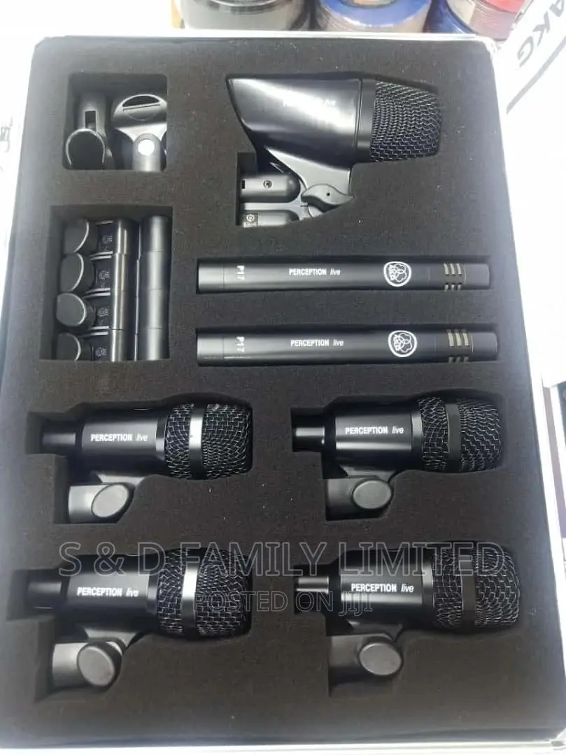 AKG 7 Piece Drumset Microphones