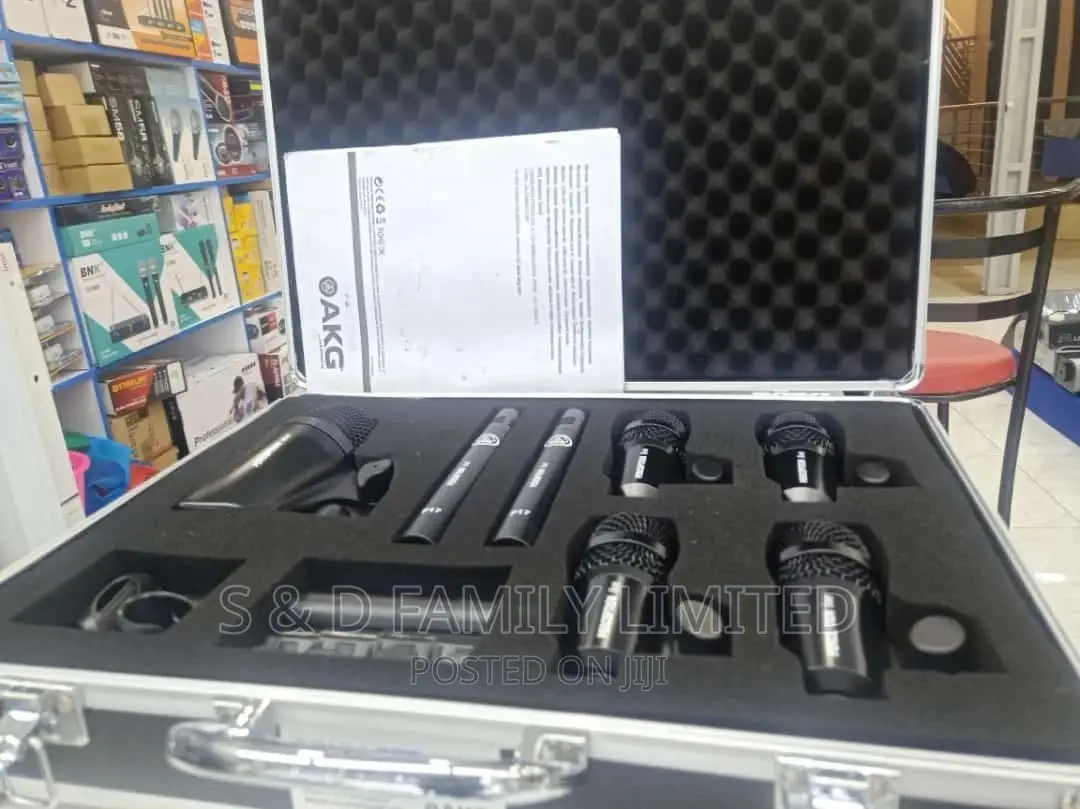 AKG 7 Piece Drumset Microphones
