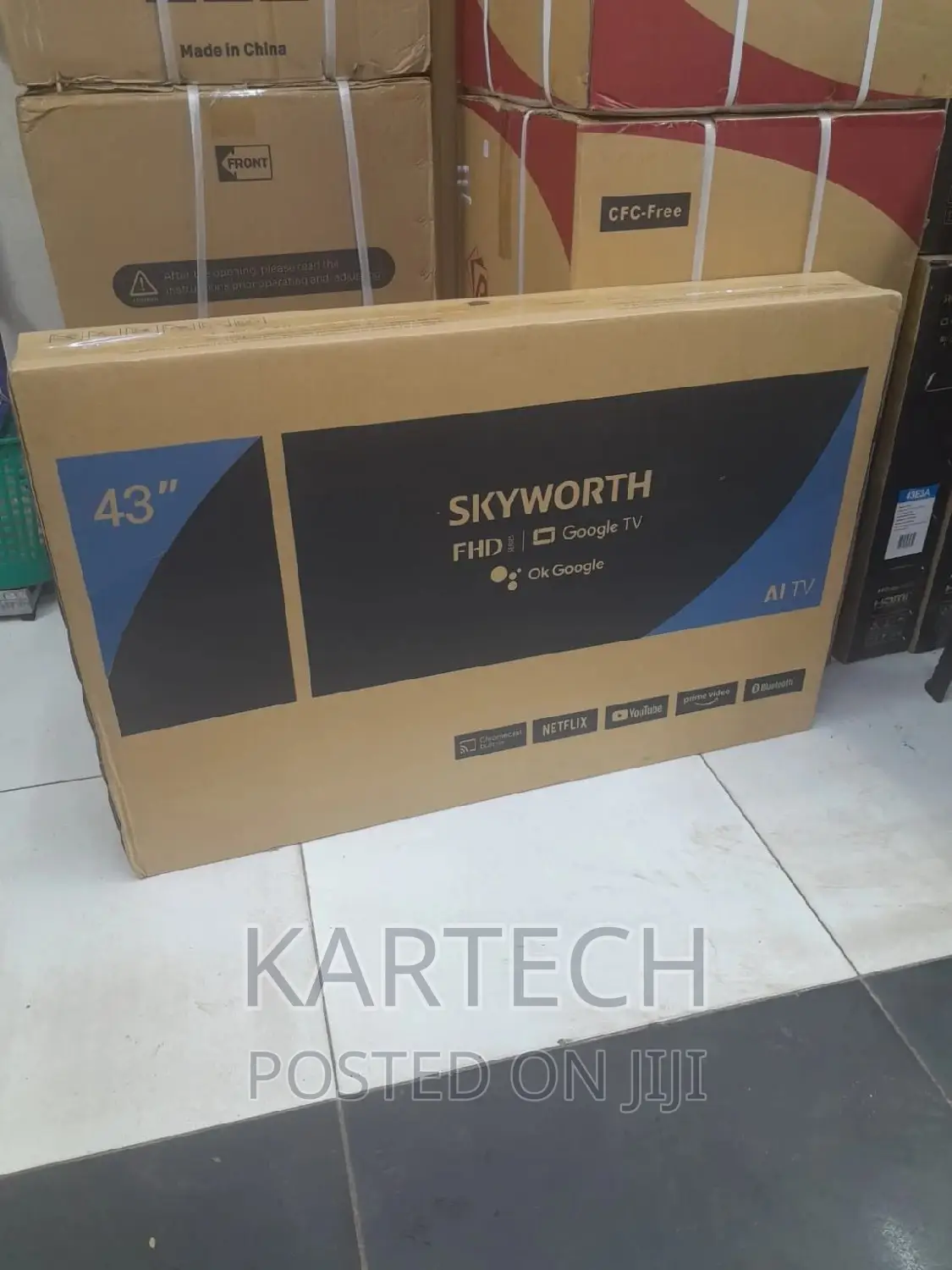 Skyworth 43′′ Android Frameless Tv