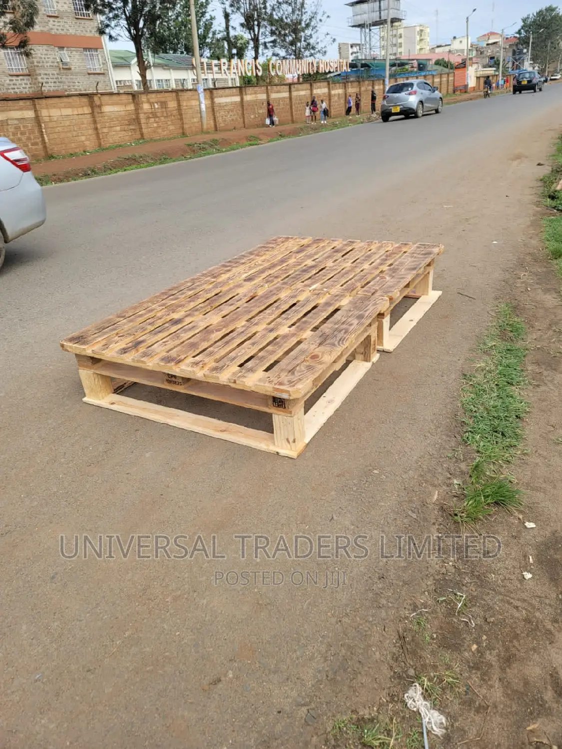 Wooden Pallets - Bed Made From Wooden Pallets - Size 4x6 Bed