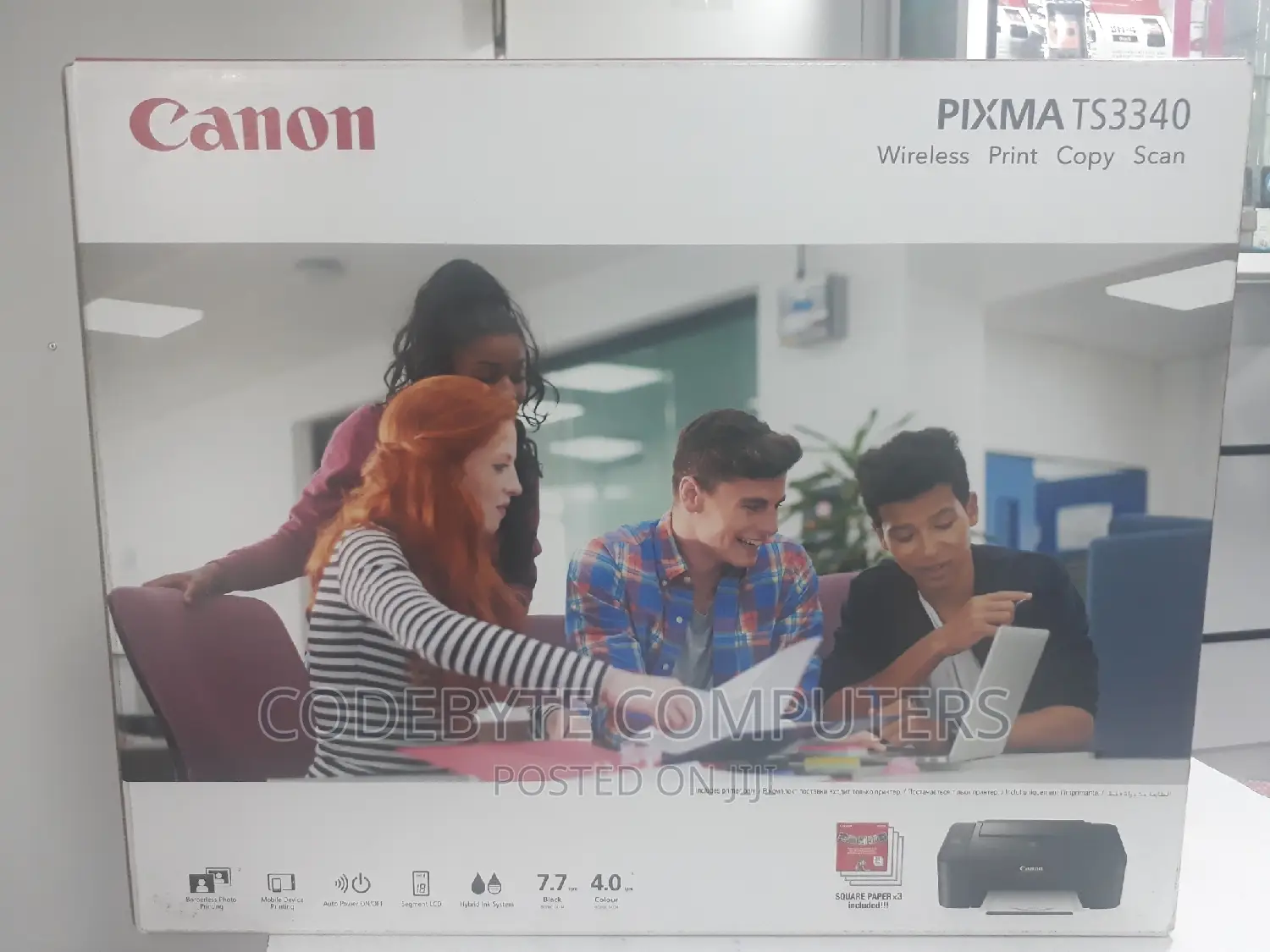 Canon Ts3340 Printer//Ts3340 Wireless Printer//Canon 3-in-1