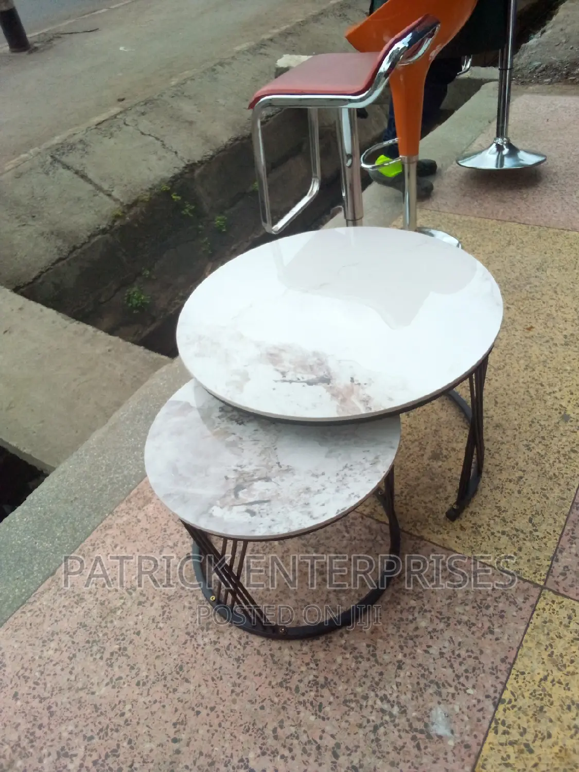 Imported Morden Marble Nesting Coffee Table