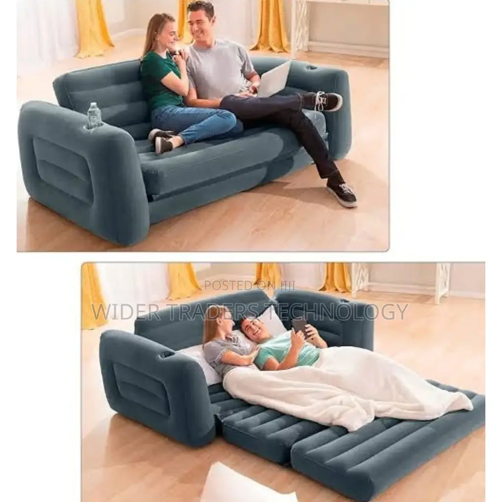 Intex Queen Size Inflatable Pull-Out Sofa Bed Sleep Away