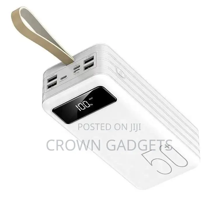 High Capacity Triple Input 4 USB Output 50000mah Power Bank