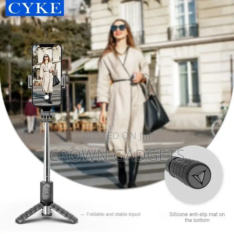 Selfie Stick Tripod Led Light Phone Wireless Handheld Blueto