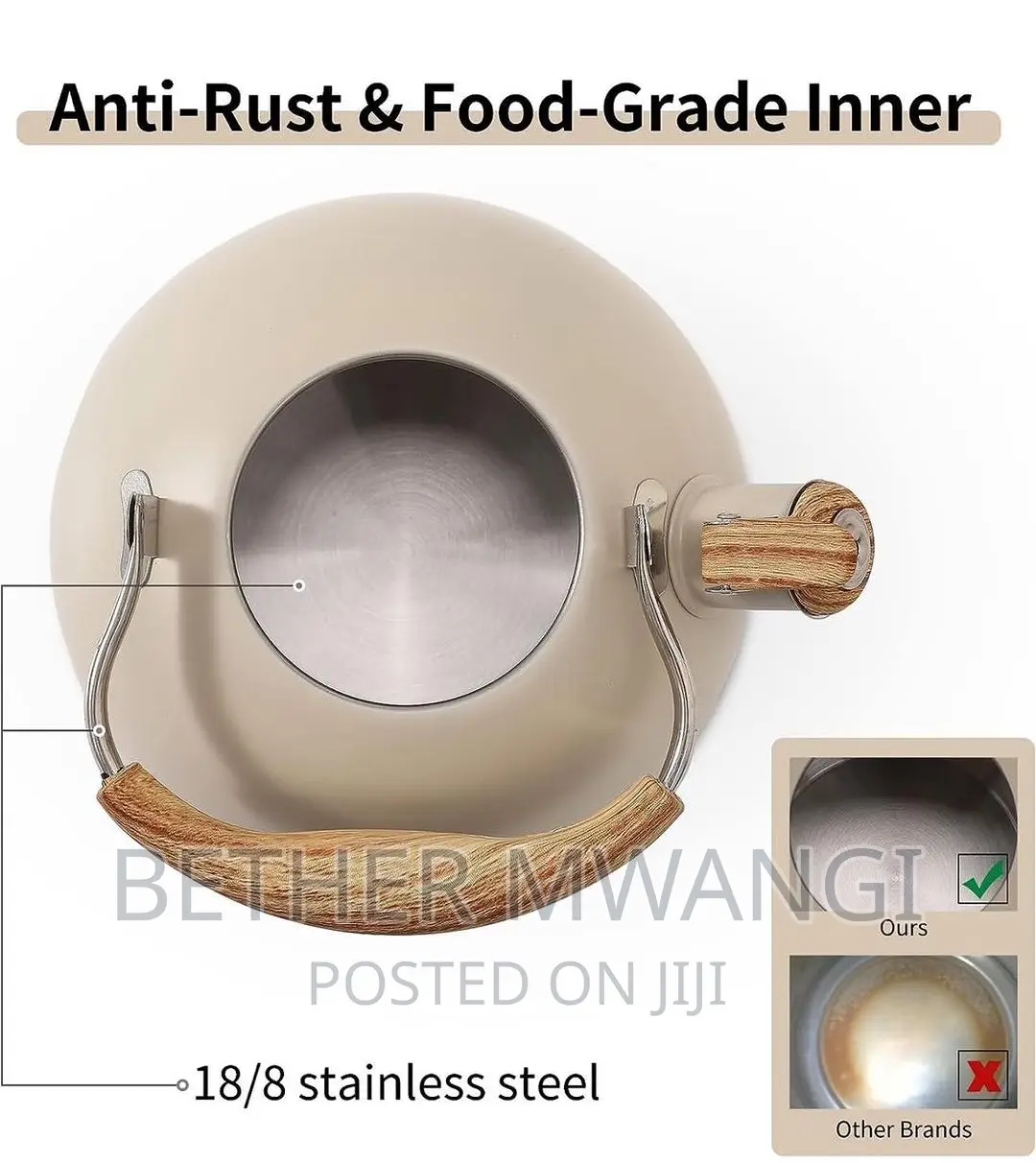 2.5 Litres, Whistle Kettle for Tea/Coffee Available