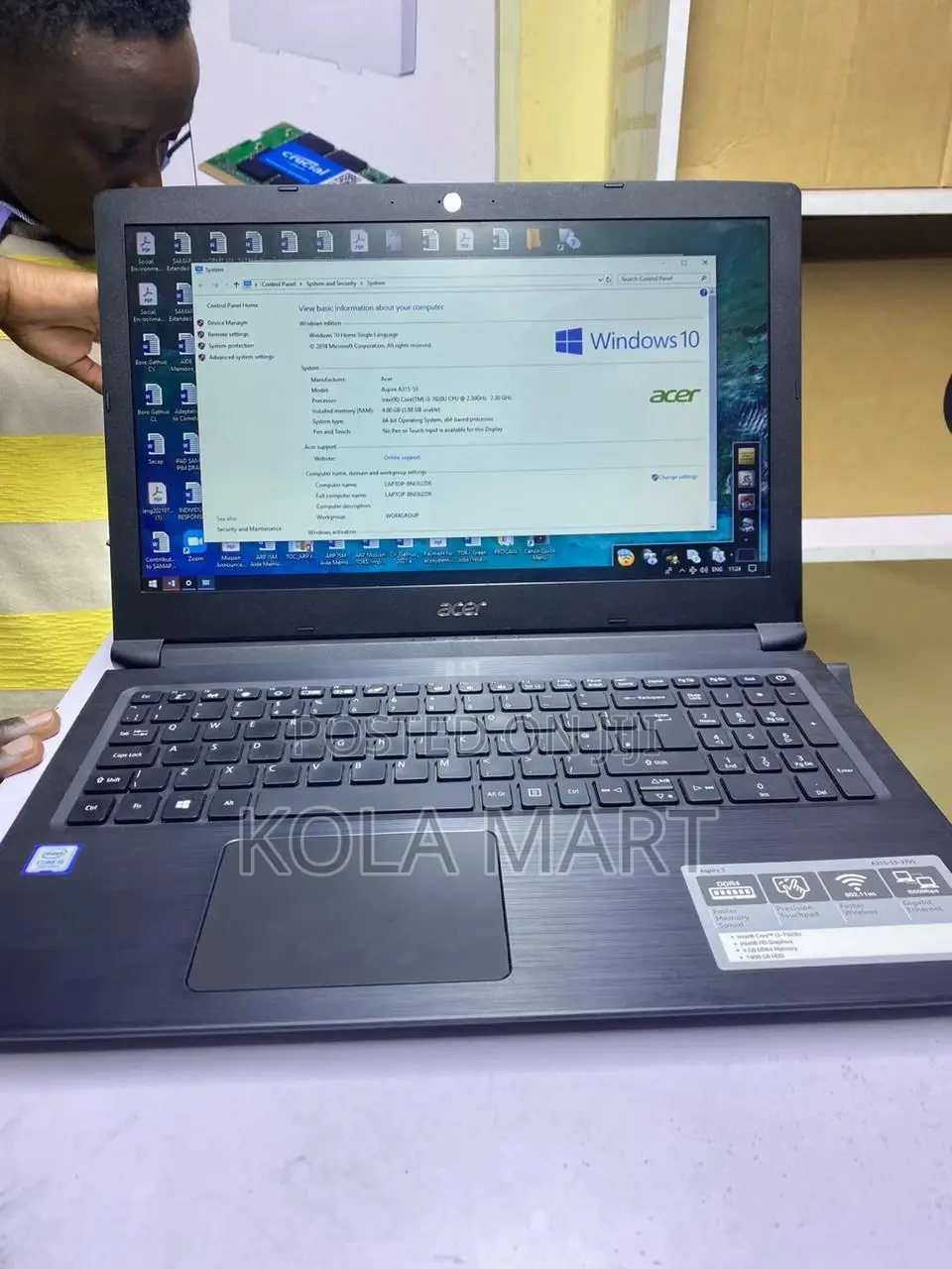 Laptop Acer Aspire 1830T 4GB Intel Core I3 HDD 500GB