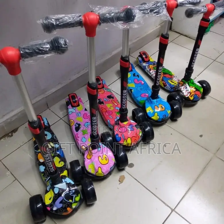 3-10 Years Kids Adjustable Scooters