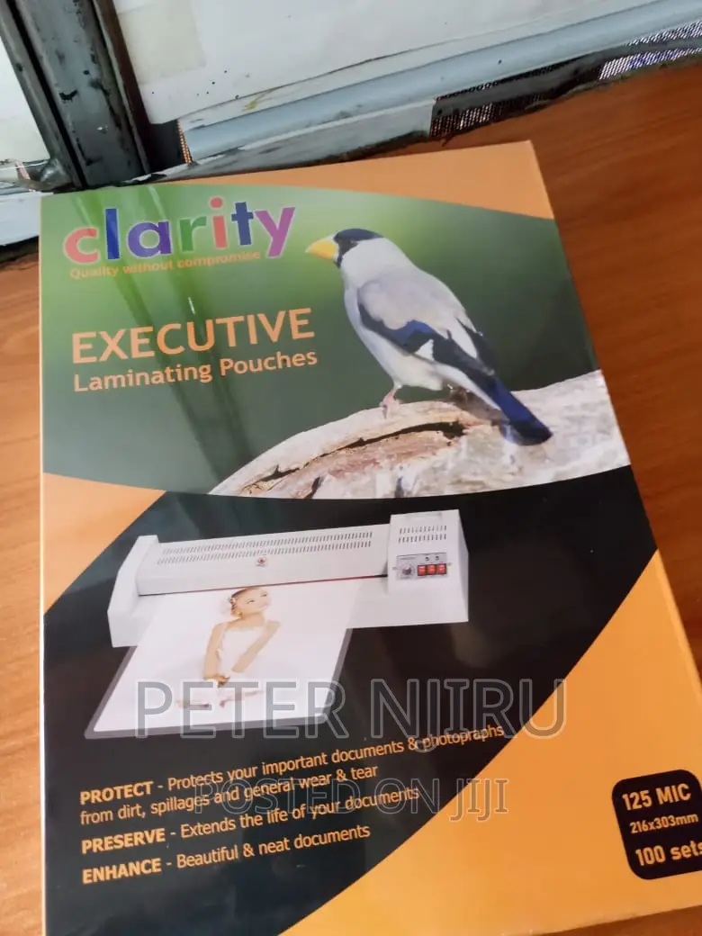 Clarity A4 Laminating Pouches a Ream of (100 Sheets