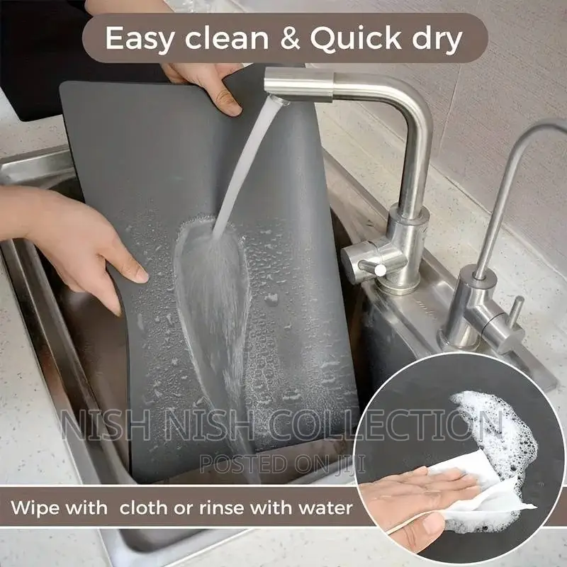 * Kitchen Absorbent Dish Drying Mat