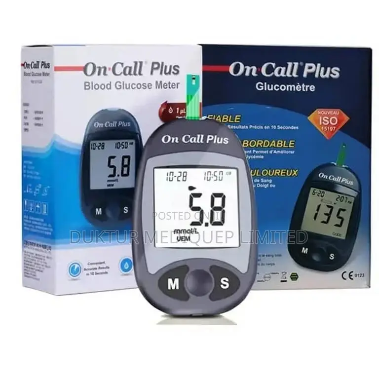 On Call Plus Glucometer/ Glucose Meter Brand New