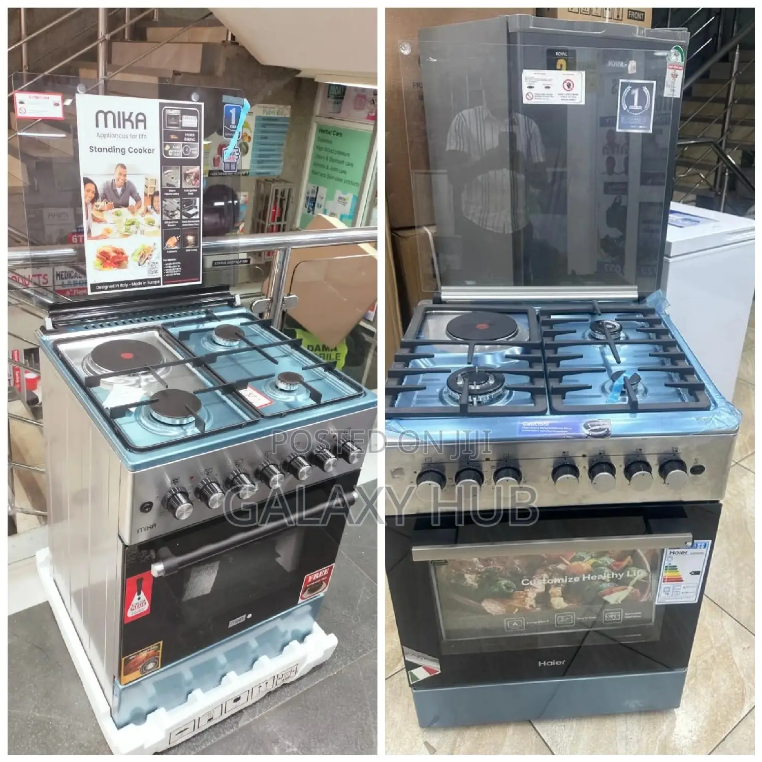 Haier 3gas + 1electric 50x60 Cooker With Electric Oven