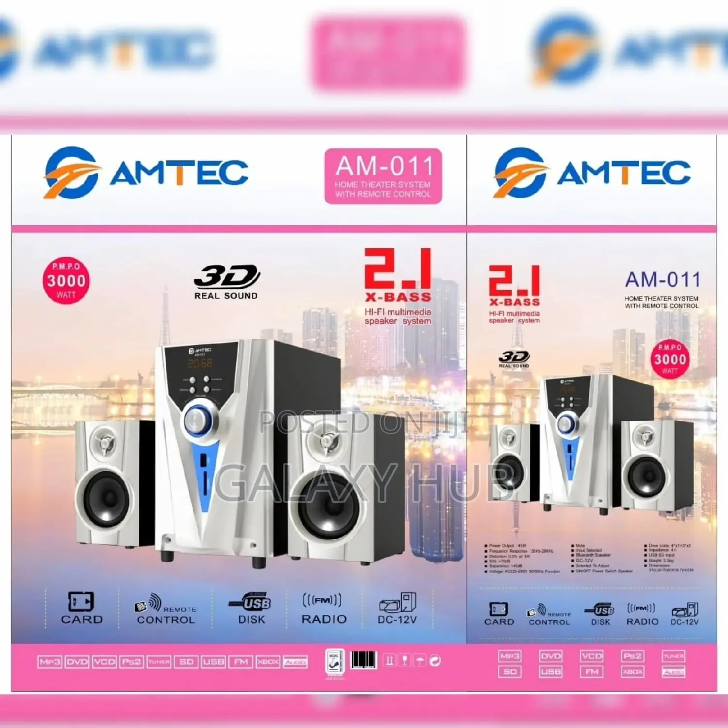 Amtec AM-011, 2.1 Xbass Subwoofer