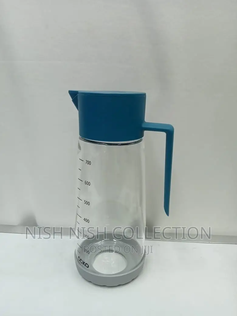 High Borosilicate Glass Oil Jar With Silicon Bottom Holder