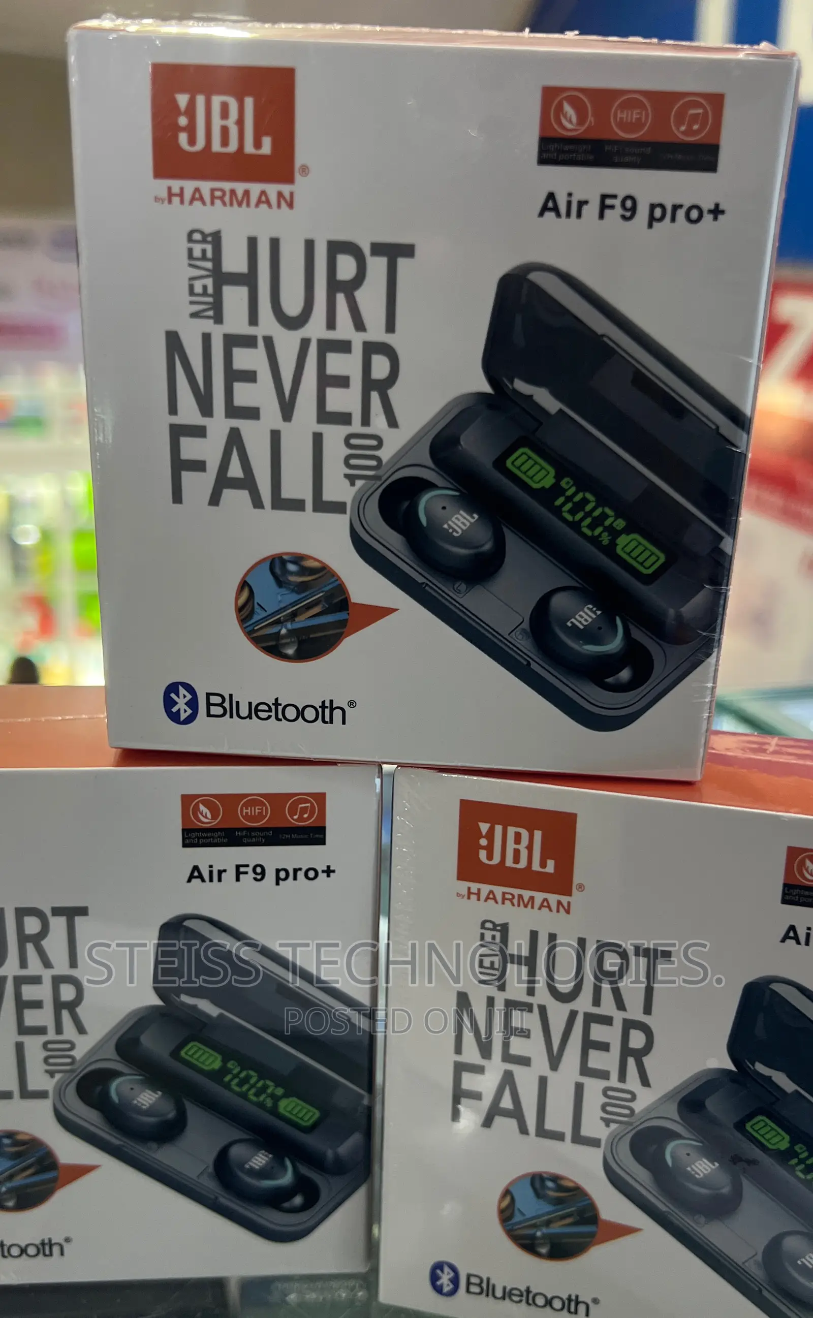 JBL- F9pro+ Wireless Earbuds-