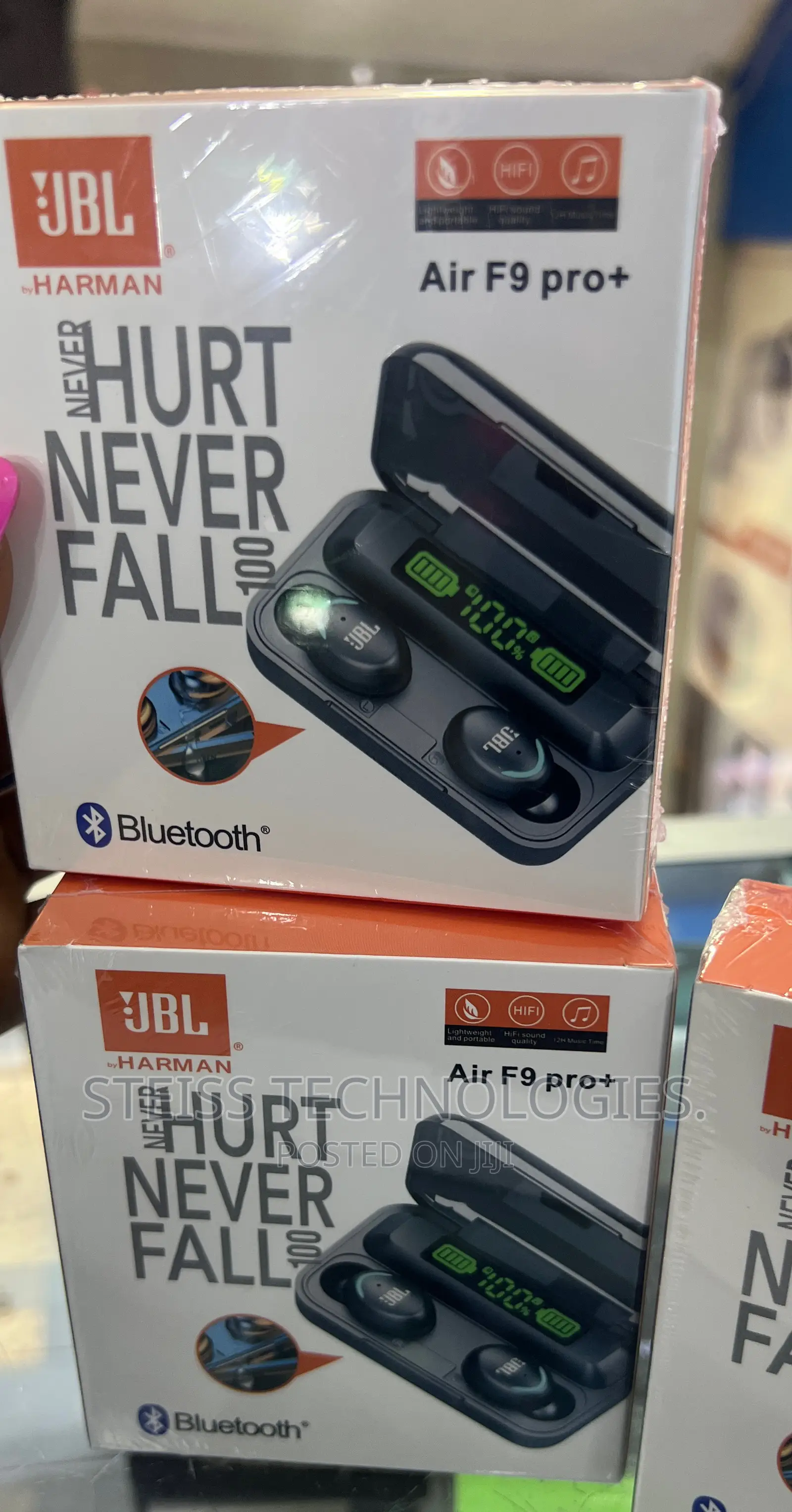 JBL- F9pro+ Wireless Earbuds-