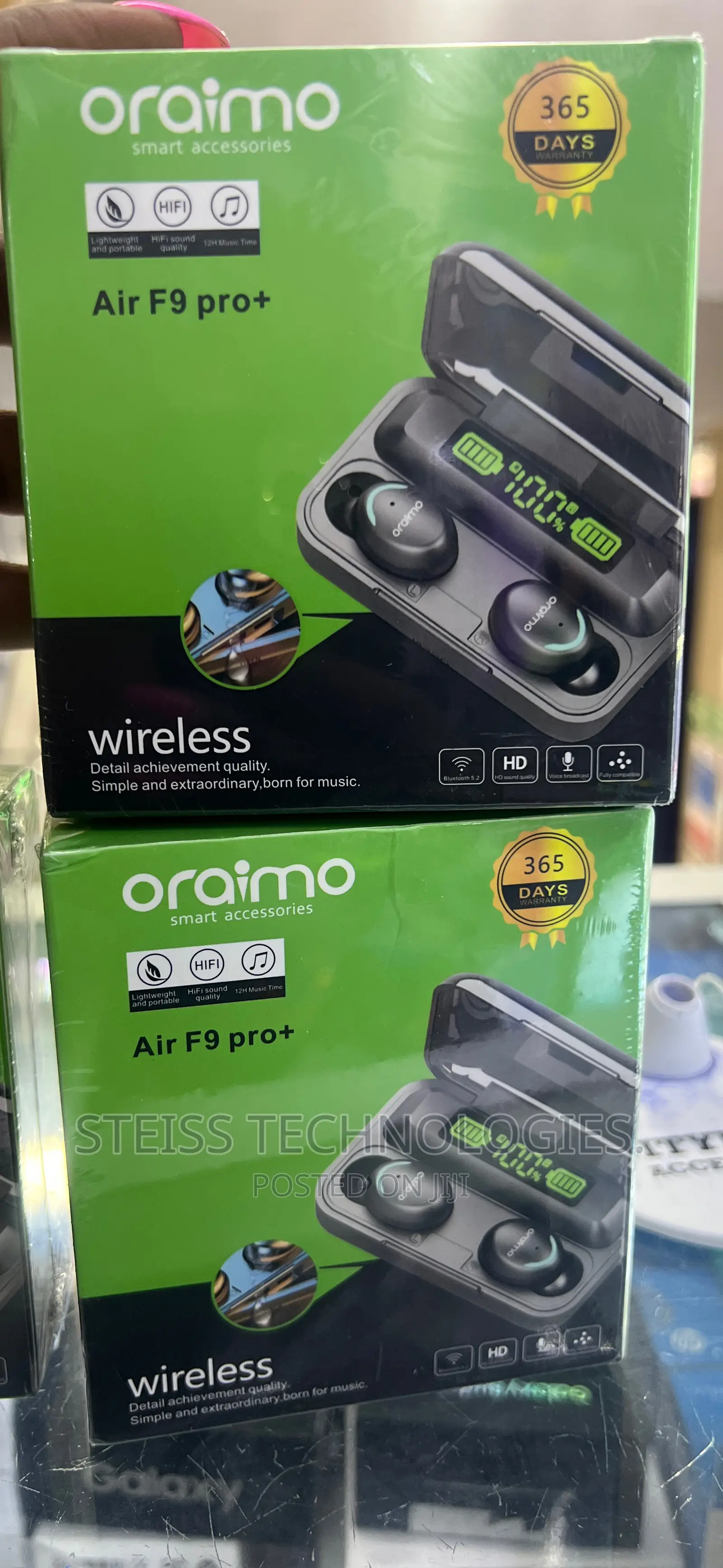 Oraimo Wireless-Earbuds F9.