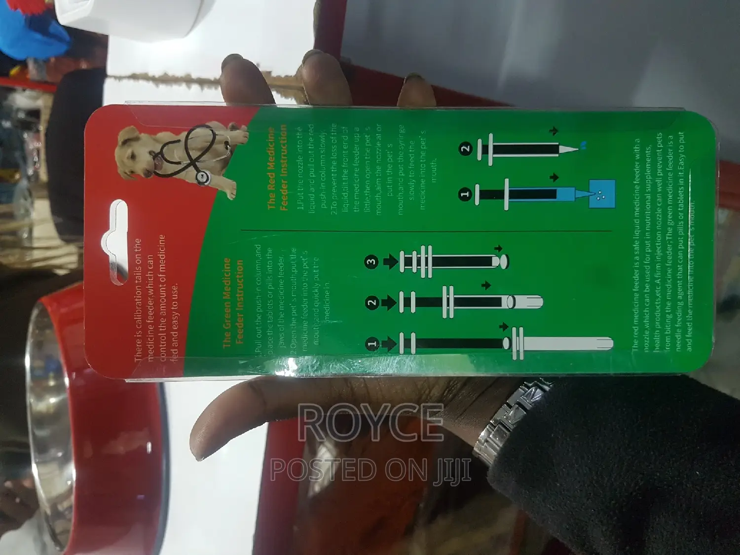 The Red Liquid Medicine Feeder