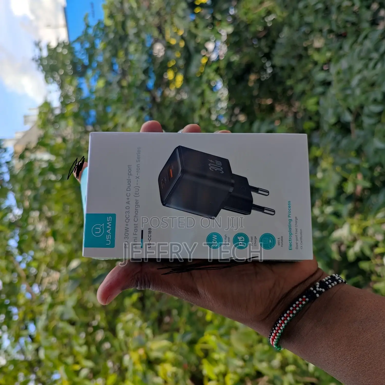 Usams Cc189 Mini Cut Charging30w a + C Dual Ports Fast Charg