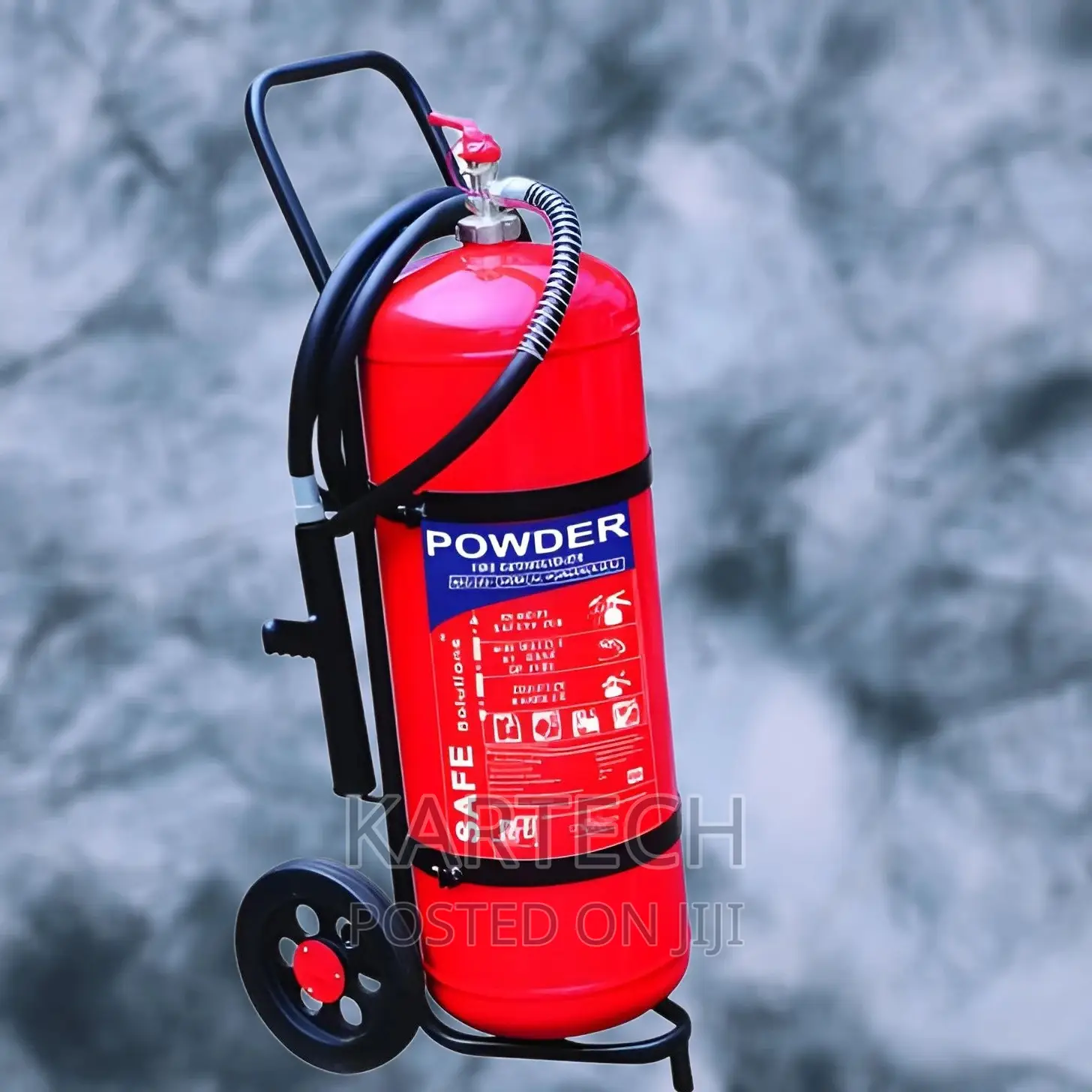 DCP Fire Extinguisher With A Trolley+ Vat (50kg)