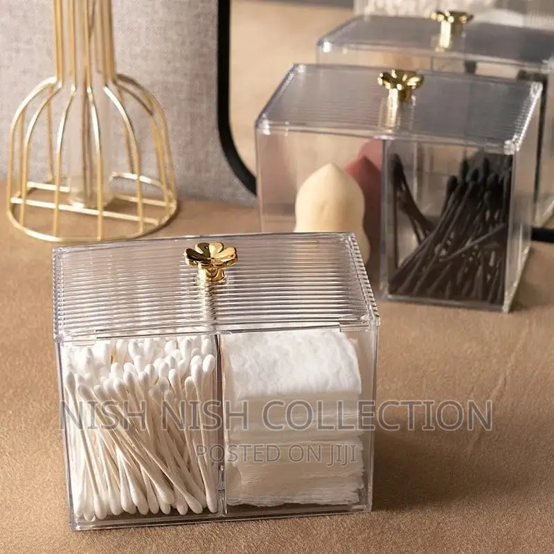 Double Multifunction Makeup Cotton Pad Storage
