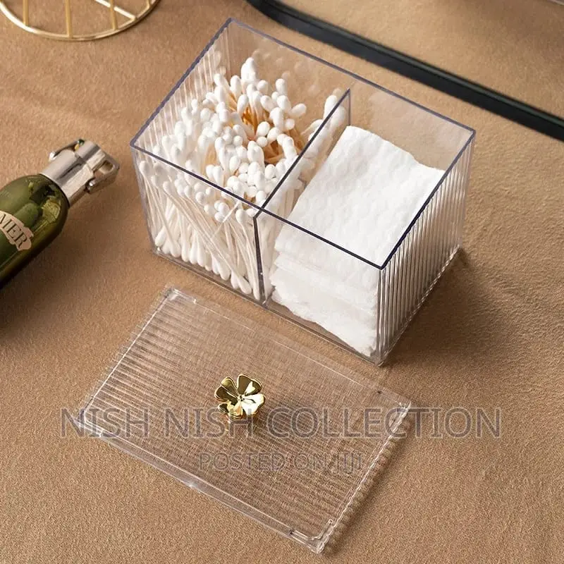 Double Multifunction Makeup Cotton Pad Storage