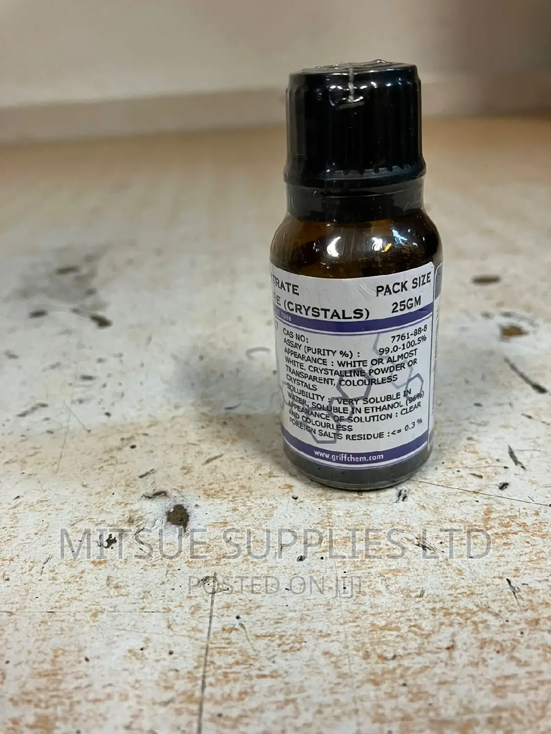 Silver Nitrate Extra Pure 25G Laboratory Reagent