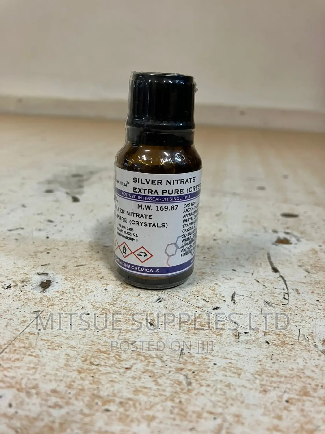 Silver Nitrate Extra Pure 25G Laboratory Reagent