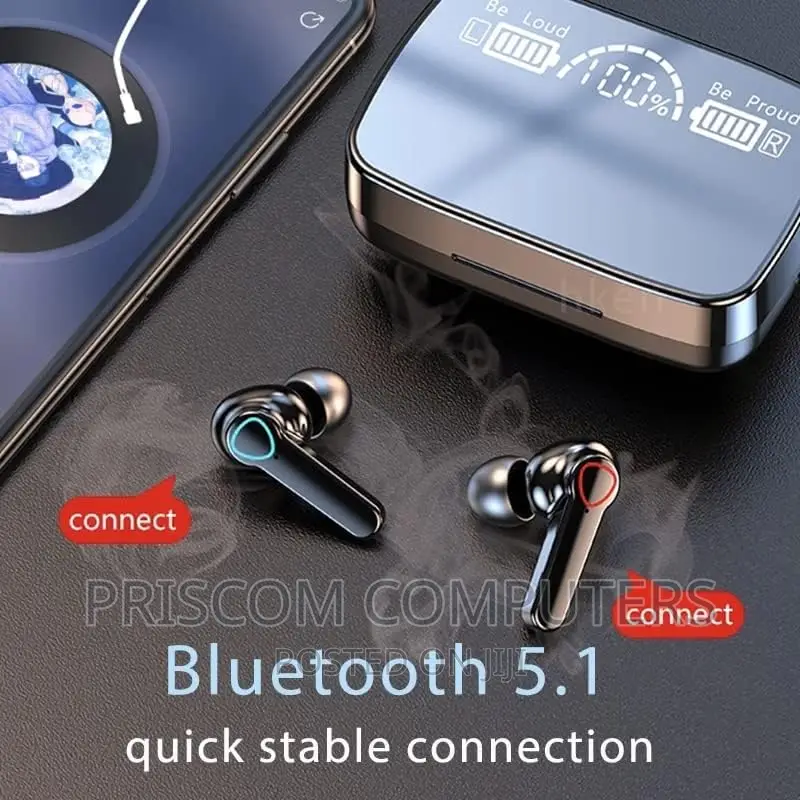 M19 Wireless Bluetooth Earbuds, Full Touch Control Headphone